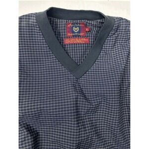 Byron Nelson Eleven Straight Plaid Golf Vest Mens XL Sleeveless Pullover